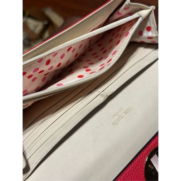 Beautiful Kate Spade Wallet Plenty‎ Of Storage Wallet One Size Good Condition - Picture 10 of 12